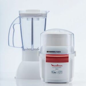 Moulinette 800W avec bol 1.5L Blanc